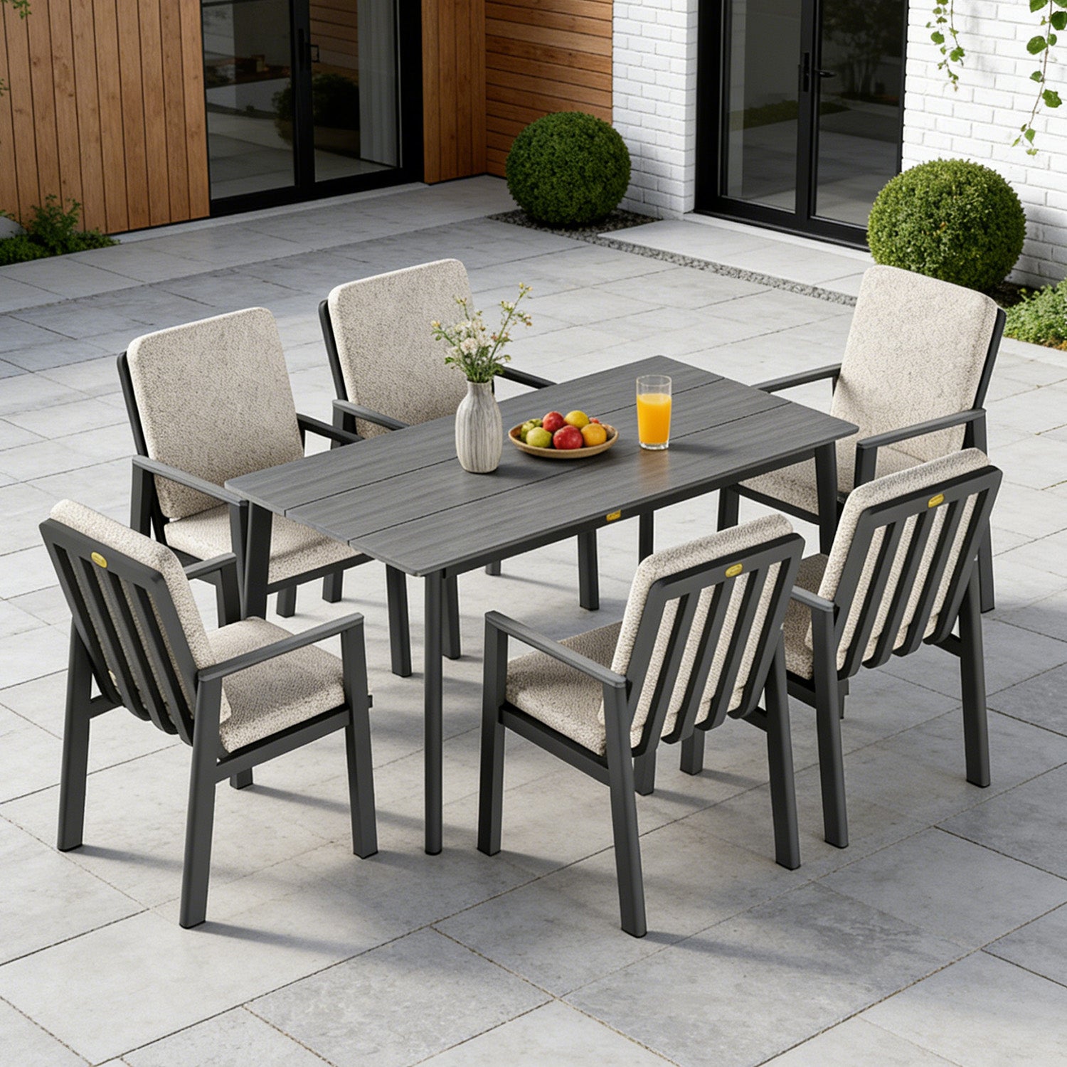 LANOX Elara Gartenmöbel Set, 7-tlg.