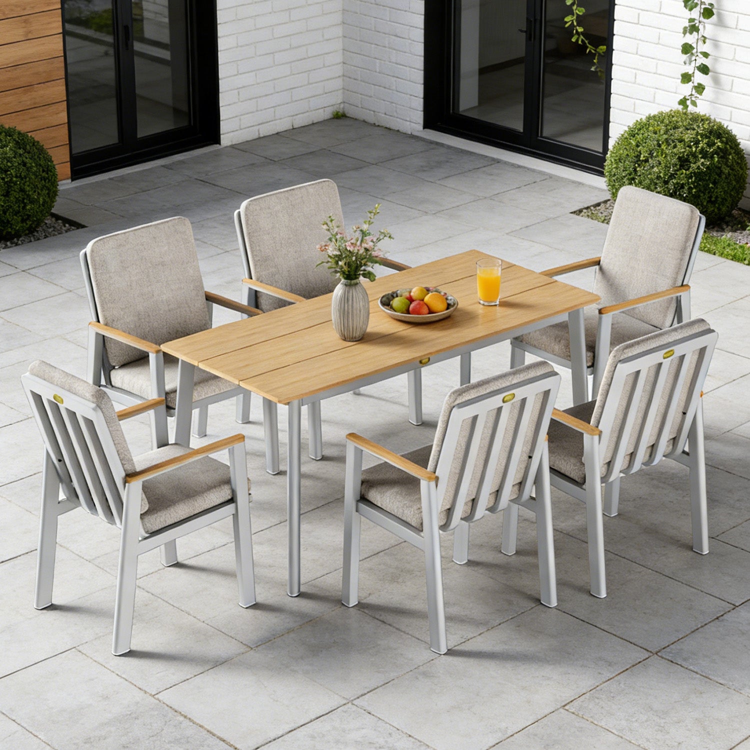 LANOX Elara Gartenmöbel Set, 7-tlg.