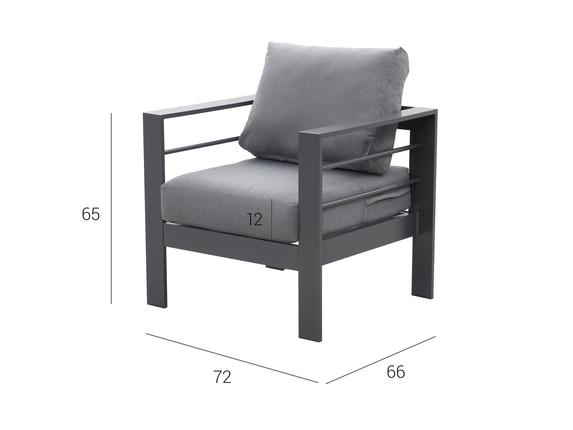 LANOX Milano Aluminium Gartenmöbel Set 5-teiliges für 8 Personen