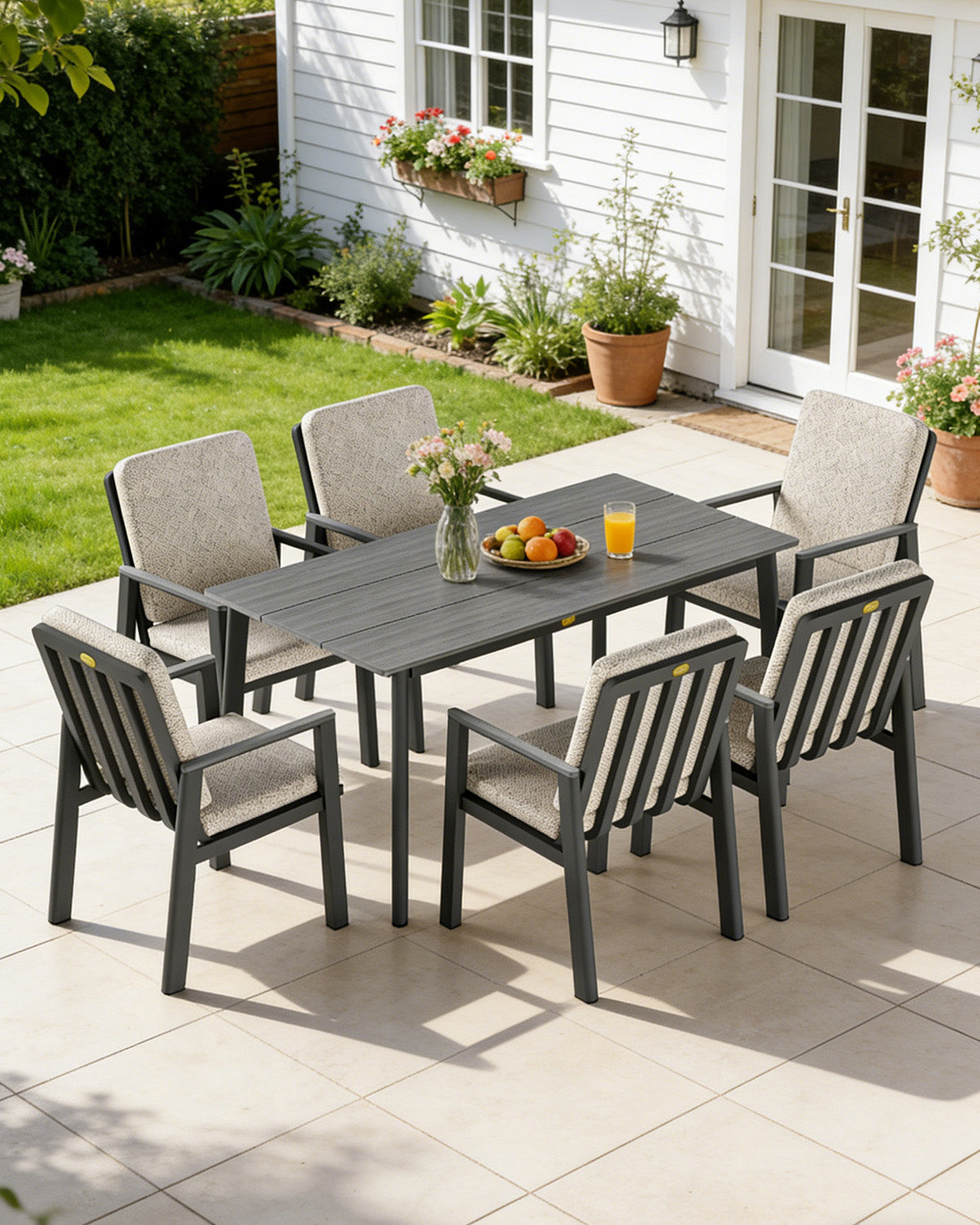 LANOX Elara Gartenmöbel Set, 7-tlg.