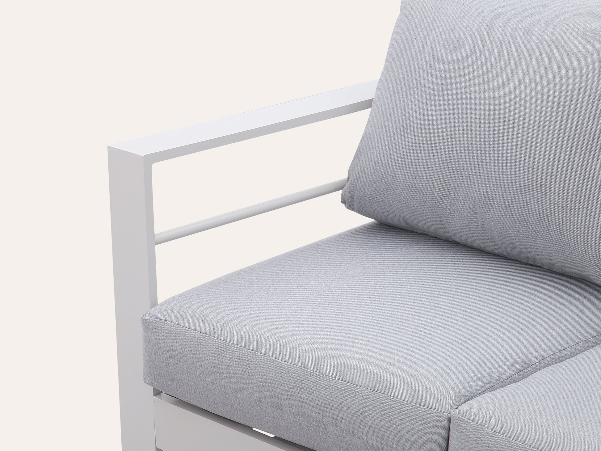 LANOX Milano Aluminium Gartenlounge Set, 5-tlg. für 6-7 Personen