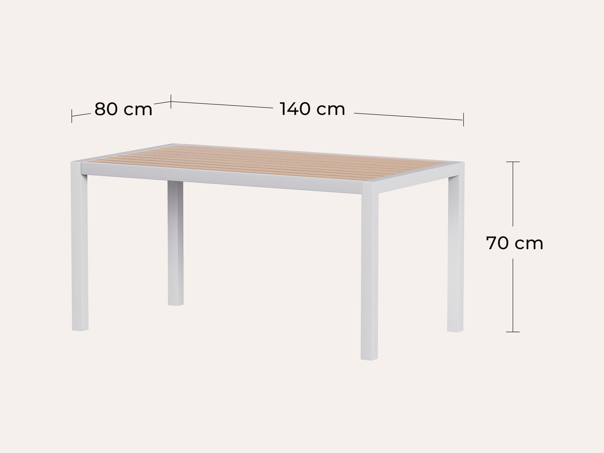 LANOX Aurelia Garten Essgruppe 6 Personen Aluminium