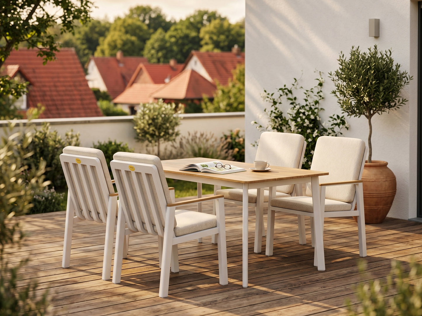LANOX Elara Gartenmöbel Set, 5-tlg.