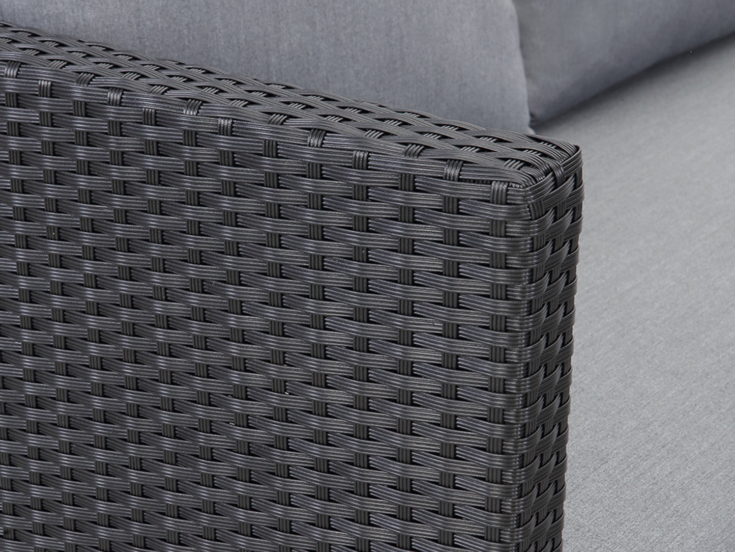 LANOX Salerno Polyrattan Gartenmöbel Set mit Esstisch