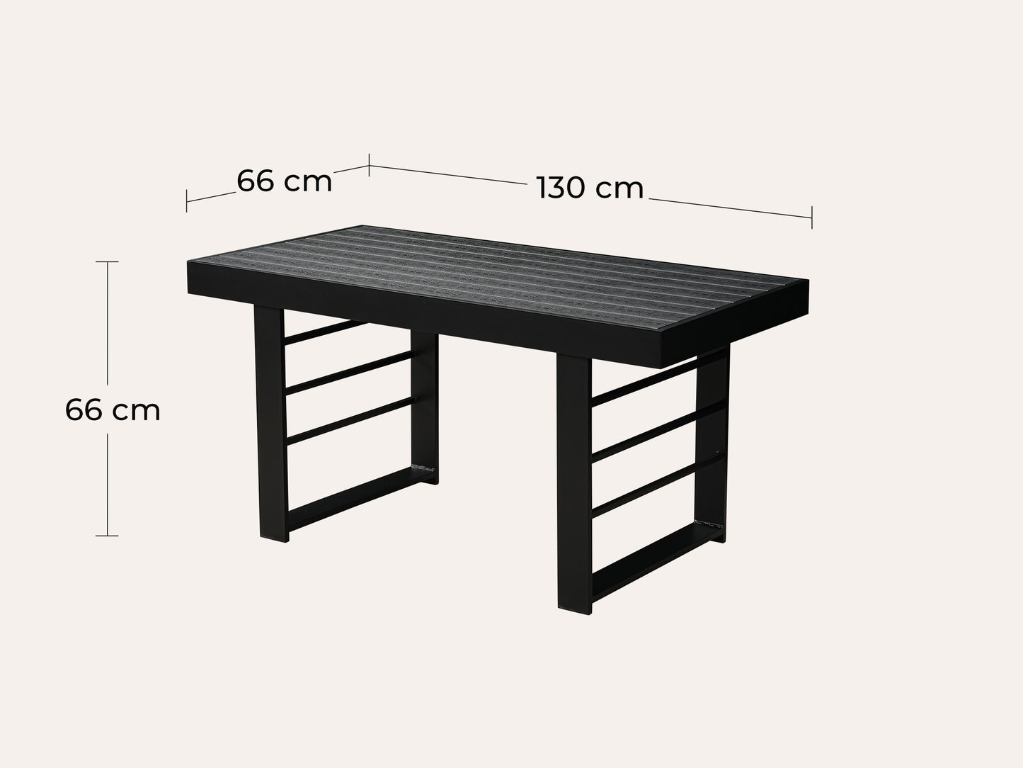 LANOX Torino Alu Gartenlounge Set 4-tlg. mit Esstisch